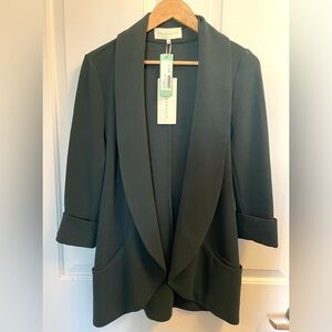 NEW French Mauve Melanie Knit Tunic Blazer from Stitch Fix Forest Green Blazer